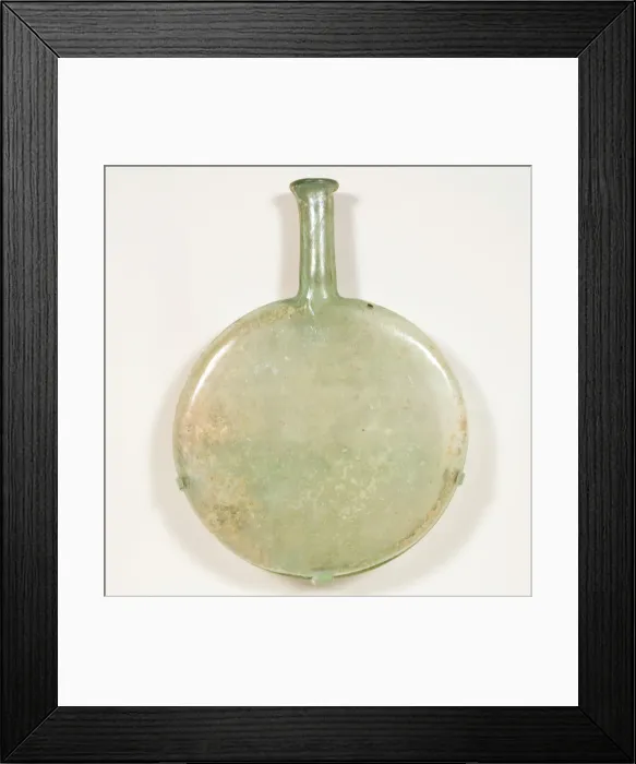 Framed Print : Flat Flask, 5th-6th century. Creator: Unknown Framed Print : Flat Flask, 5th-6th century. Creator: Unknown