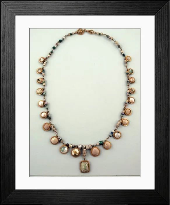Framed Print : Necklace, probably 5th century. Creator: Unknown Framed Print : Necklace, probably 5th century. Creator: Unknown