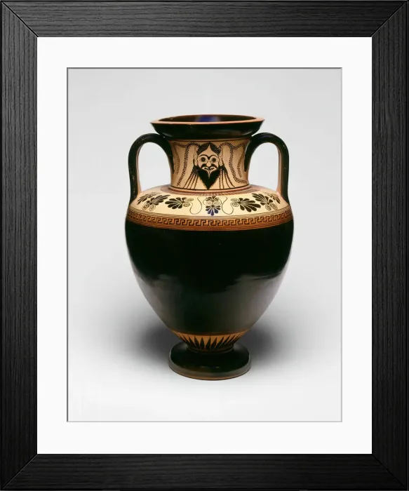 Framed Print : Amphora (Storage Jar), 530-520 BCE. Creator: The Antimenes Painter Framed Print : Amphora (Storage Jar), 530-520 BCE. Creator: The Antimenes Painter