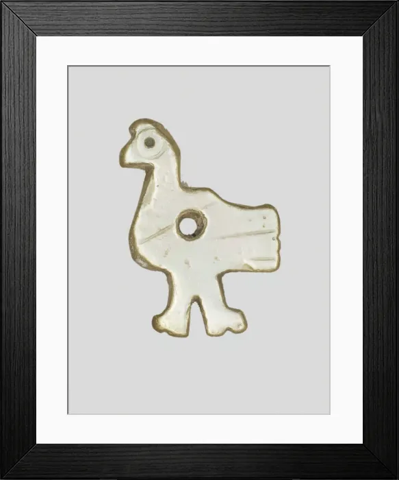 Framed Print : Amulet of a Rooster, Byzantine Period (4th-7th century). Creator: Unknown Framed Print : Amulet of a Rooster, Byzantine Period (4th-7th century). Creator: Unknown