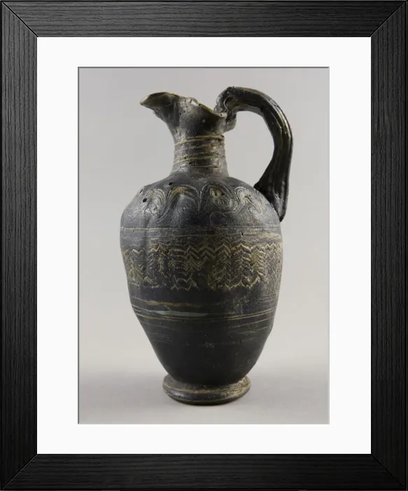 Framed Print : Pitcher, 6th-3rd century BCE. Creator: Unknown Framed Print : Pitcher, 6th-3rd century BCE. Creator: Unknown