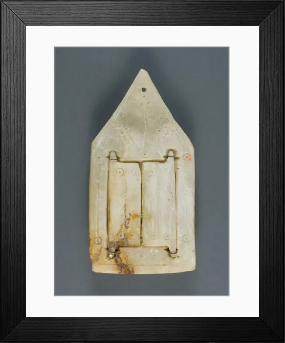 Framed Print : Mirror with Frame, Late Roman-Byzantine Period (4th-7th century). Creator: Unknown Framed Print : Mirror with Frame, Late Roman-Byzantine Period (4th-7th century). Creator: Unknown