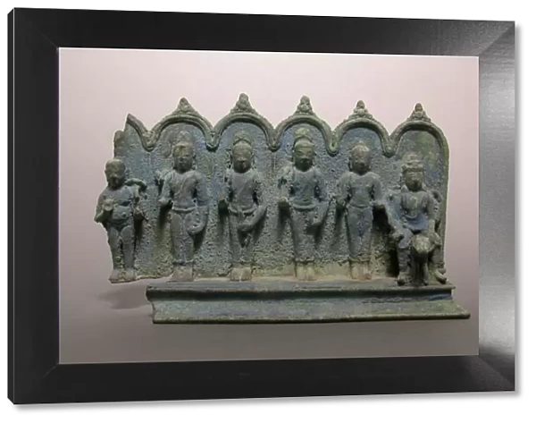 Fragment of a Tableau with Avatars of Vishnu, Pala period, 9th  /  10th century. Creator: Unknown