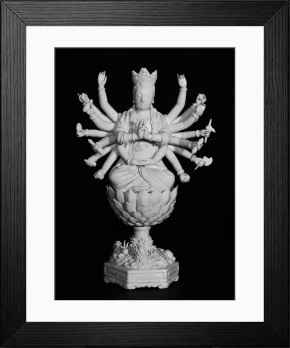Framed Print : Esoteric Form of Guanyin, the Bodhisattva of Compassion, Qing dynasty (1644-1911), 18th century. Creator: Unknown Framed Print : Esoteric Form of Guanyin, the Bodhisattva of Compassion, Qing dynasty (1644-1911), 18th century. Creator: Unknown
