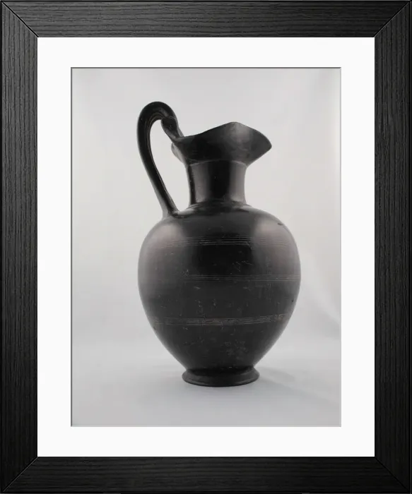 Framed Print : Oinochoe (Pitcher), 550-500 BCE. Creator: Unknown Framed Print : Oinochoe (Pitcher), 550-500 BCE. Creator: Unknown