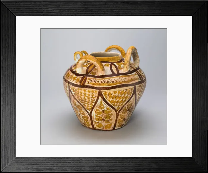 Framed Print : Jar, Abbasid Caliphate (750-1258), 9th century. Creator: Unknown Framed Print : Jar, Abbasid Caliphate (750-1258), 9th century. Creator: Unknown