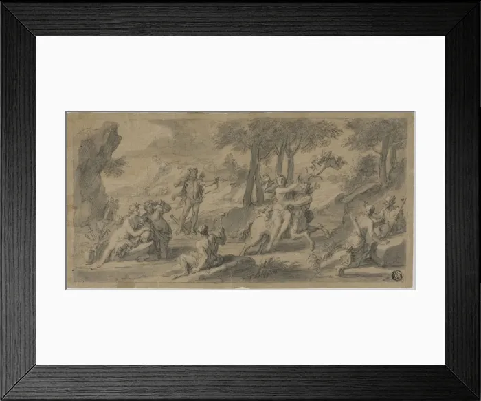 Framed Print : The Flight of the Centaur Nessus with Dejanina, n. d. Creator: Francoise Verdier Framed Print : The Flight of the Centaur Nessus with Dejanina, n. d. Creator: Francoise Verdier