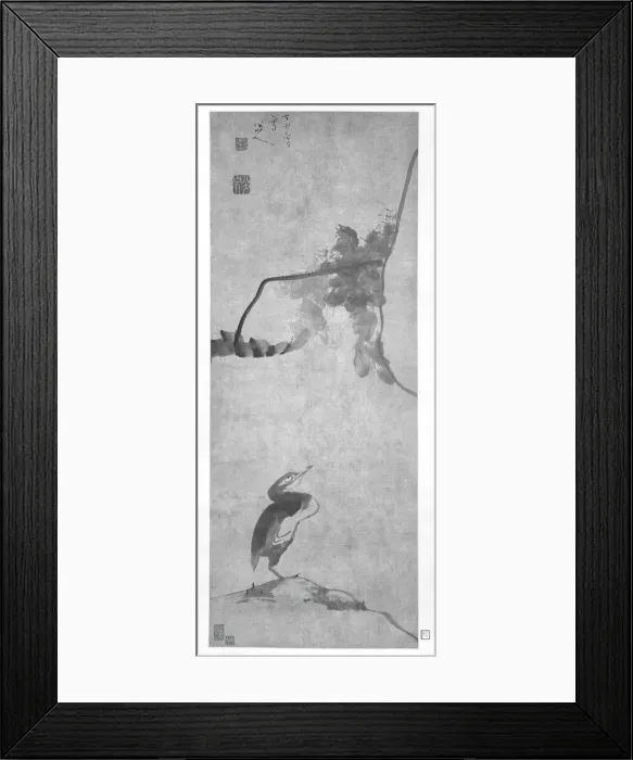 Framed Print : Lotus and Waterfowl, Qing dynasty (1644-1911), 1697. Creator: Unknown Framed Print : Lotus and Waterfowl, Qing dynasty (1644-1911), 1697. Creator: Unknown