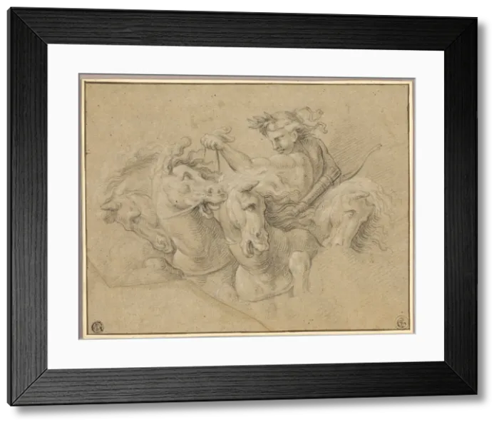 Framed Print : Apollo and His Horses, n. d. Creator: Francoise Verdier Framed Print : Apollo and His Horses, n. d. Creator: Francoise Verdier