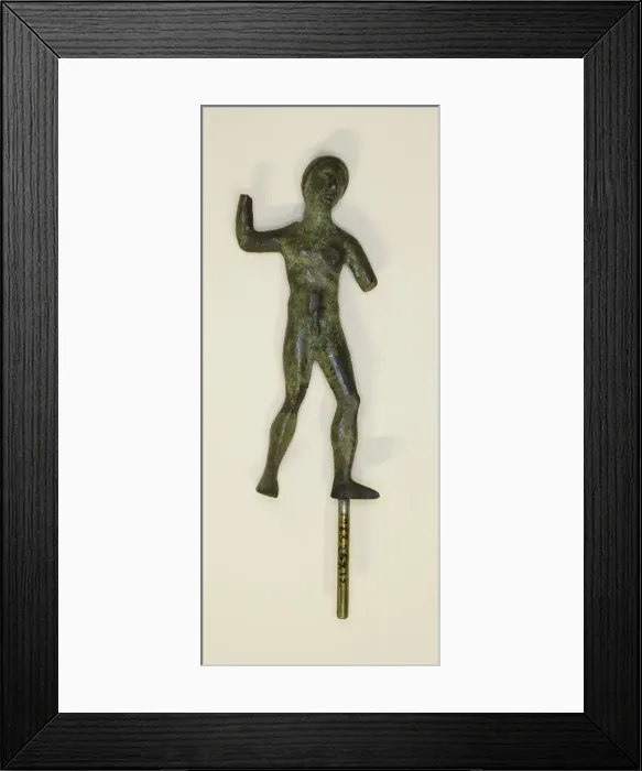 Framed Print : Statuette of Herakles, 4th-3rd century BCE. Creator: Unknown Framed Print : Statuette of Herakles, 4th-3rd century BCE. Creator: Unknown