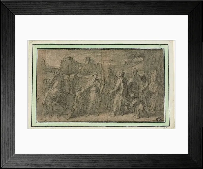 Framed Print : Meeting of Two Kings, n. d. Creator: Francoise Verdier Framed Print : Meeting of Two Kings, n. d. Creator: Francoise Verdier