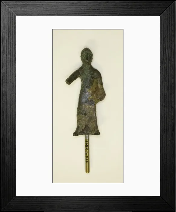 Framed Print : Statuette of a Woman, 4th century BCE. Creator: Unknown Framed Print : Statuette of a Woman, 4th century BCE. Creator: Unknown