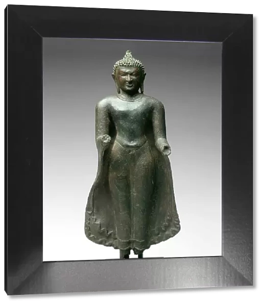 Standing Buddha, Pagan period, 11th  /  12th century. Creator: Unknown