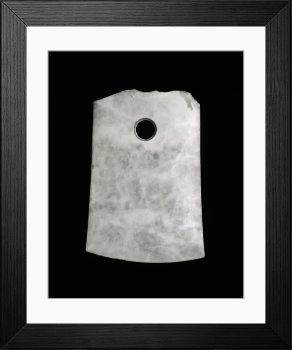 Framed Print : Axe, Neolithic period, probably Liangzhu culture, c. 3000-2000 B. C. Creator: Unknown Framed Print : Axe, Neolithic period, probably Liangzhu culture, c. 3000-2000 B. C. Creator: Unknown