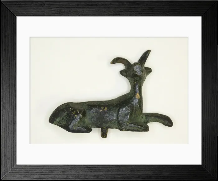 Framed Print : Statuette of a Goat, 5th century BCE. Creator: Unknown Framed Print : Statuette of a Goat, 5th century BCE. Creator: Unknown