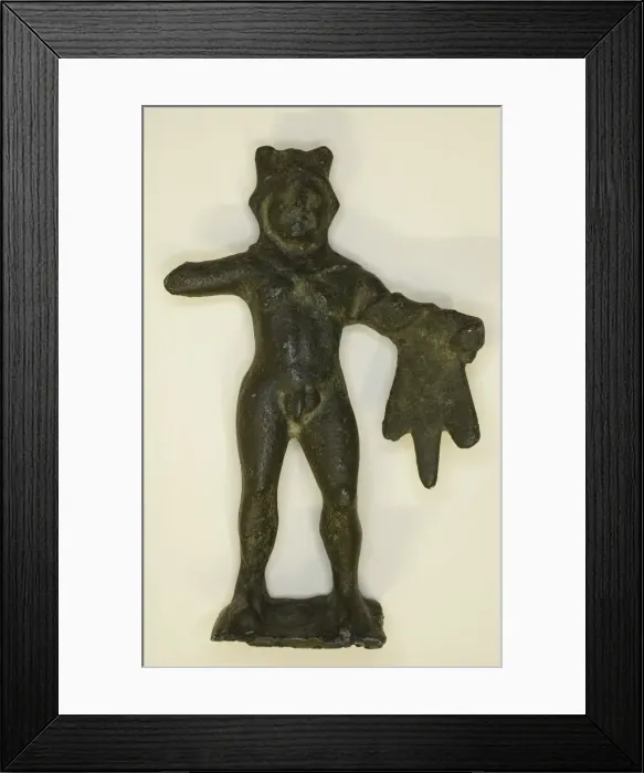 Framed Print : Statuette of Herakles, 3rd-2nd century BCE. Creator: Unknown Framed Print : Statuette of Herakles, 3rd-2nd century BCE. Creator: Unknown