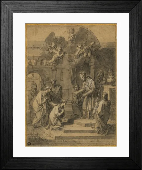 Framed Print : Presentation of the Virgin, n. d. Creator: Francoise Verdier Framed Print : Presentation of the Virgin, n. d. Creator: Francoise Verdier