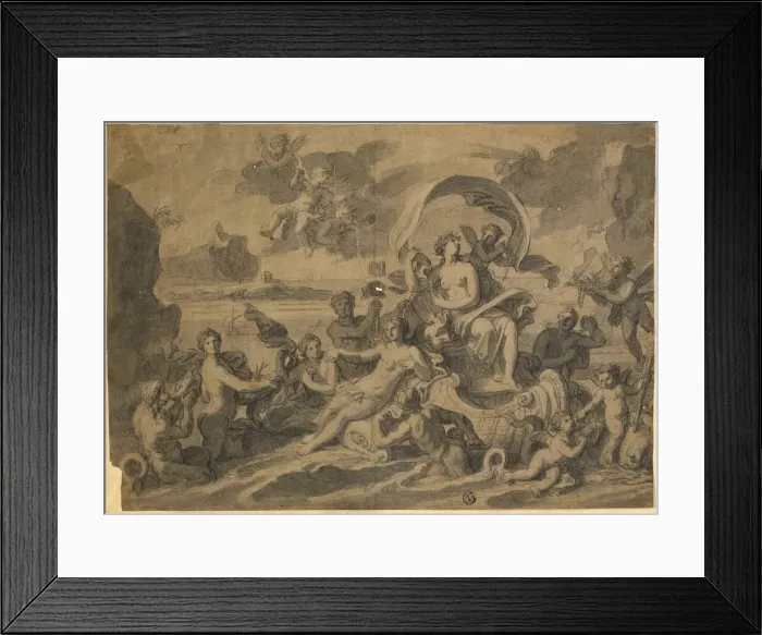 Framed Print : Triumph of Amphitrite, n. d. Creator: Francoise Verdier Framed Print : Triumph of Amphitrite, n. d. Creator: Francoise Verdier