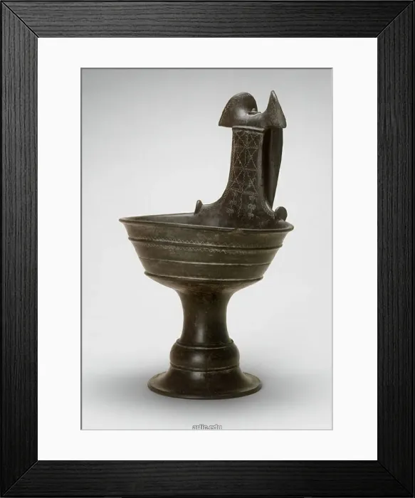 Framed Print : Stemmed Kyathos (Drinking Cup), 550-525 BCE. Creator: Unknown Framed Print : Stemmed Kyathos (Drinking Cup), 550-525 BCE. Creator: Unknown