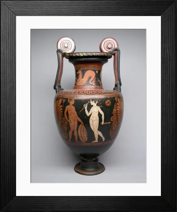 Framed Print : Amphora (Storage Jar), 4th century BCE. Creator: Unknown Framed Print : Amphora (Storage Jar), 4th century BCE. Creator: Unknown
