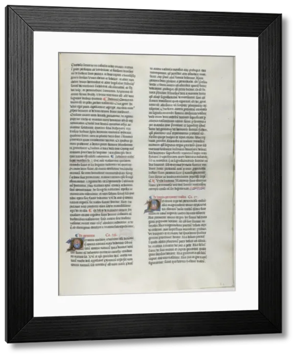 Framed Print : Folio Twelve from Burchard of Sions De locis ac mirabilibus mundi, or an Illuminated G... c. 1460. Creator: Burchard of Mount Sion Framed Print : Folio Twelve from Burchard of Sions De locis ac mirabilibus mundi, or an Illuminated G... c. 1460. Creator: Burchard of Mount Sion
