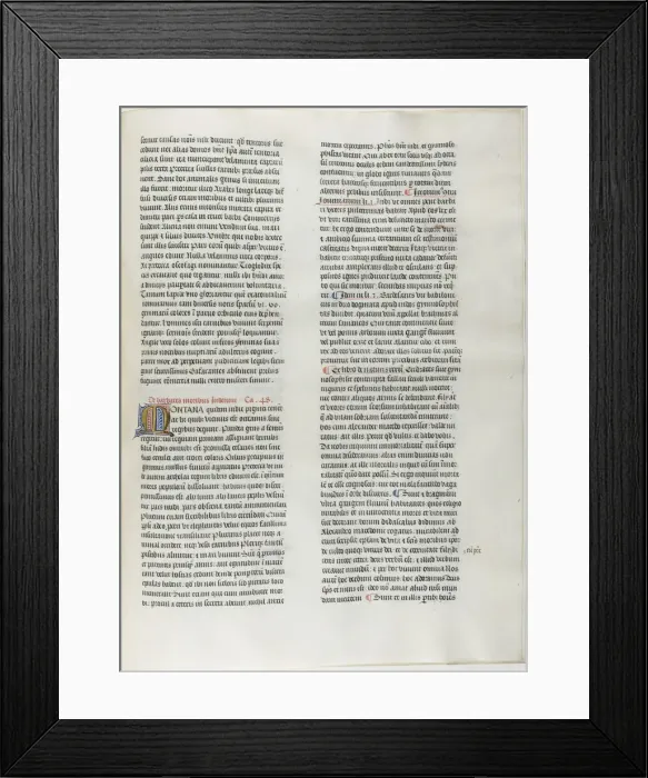 Framed Print : Folio Fifteen from Burchard of Sions De locis ac mirabilibus mundi, or an Illuminated... c. 1460. Creator: Burchard of Mount Sion Framed Print : Folio Fifteen from Burchard of Sions De locis ac mirabilibus mundi, or an Illuminated... c. 1460. Creator: Burchard of Mount Sion