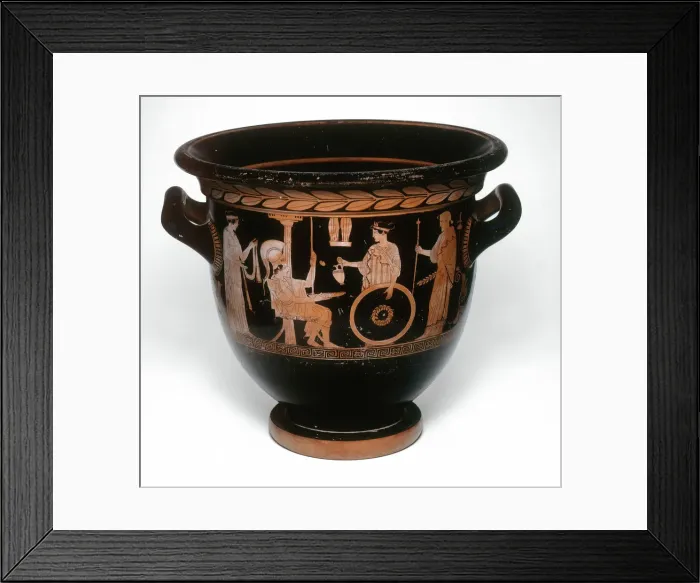 Framed Print : Bell Krater (Mixing Bowl), about 450 BCE. Creator: Niobid Painter Framed Print : Bell Krater (Mixing Bowl), about 450 BCE. Creator: Niobid Painter