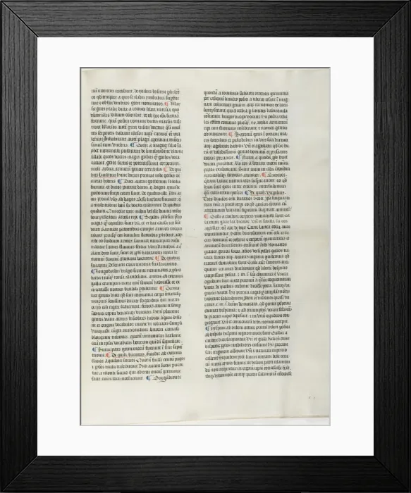 Framed Print : Folio Eighteen from Burchard of Sions De locis ac mirabilibus mundi, or an Illuminated... c. 1460. Creator: Burchard of Mount Sion Framed Print : Folio Eighteen from Burchard of Sions De locis ac mirabilibus mundi, or an Illuminated... c. 1460. Creator: Burchard of Mount Sion