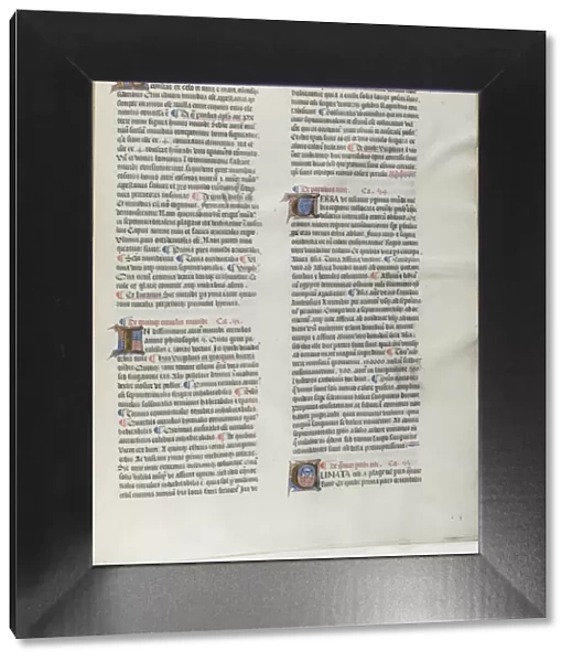 Folio Nineteen from Burchard of Sions De locis ac mirabilibus mundi, or an Illuminated... c. 1460. Creator: Burchard of Mount Sion