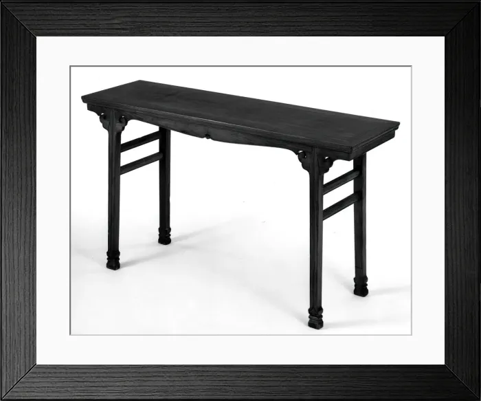 Framed Print : Painting Table, Qing dynasty (1644-1911), late 17th / early 18th century. Creator: Unknown Framed Print : Painting Table, Qing dynasty (1644-1911), late 17th / early 18th century. Creator: Unknown