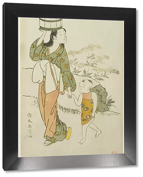 Ono no Komachi at Seki Temple (Seki), from the series The Seven Fashionable Aspects of... 1751  /  64. Creator: Suzuki Harunobu