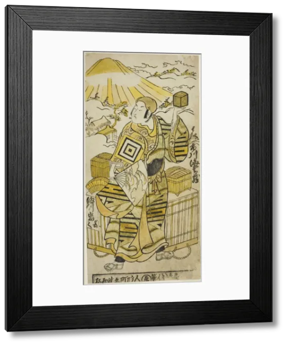 Framed Print : The Actor Ichikawa Ebizo II as Goto Saemon in the play Tokaido Yukumi Guruma, performed... 1736. Creator: Torii Kiyomasu. The Actor Ichikawa Ebizo II as Goto Saemon in the play Tokaido Yukumi Guruma, performed... 1736 Framed Print : The Actor Ichikawa Ebizo II as Goto Saemon in the play Tokaido Yukumi Guruma, performed... 1736. Creator: Torii Kiyomasu. The Actor Ichikawa Ebizo II as Goto Saemon in the play Tokaido Yukumi Guruma, performed... 1736
