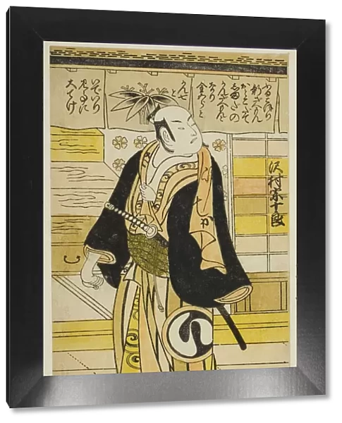 The Actor Sawamura Sojuro I as Furukoori Shinzaemon disguised as Shimada Kanzaemon in the... 1737. Creator: Torii Kiyomasu