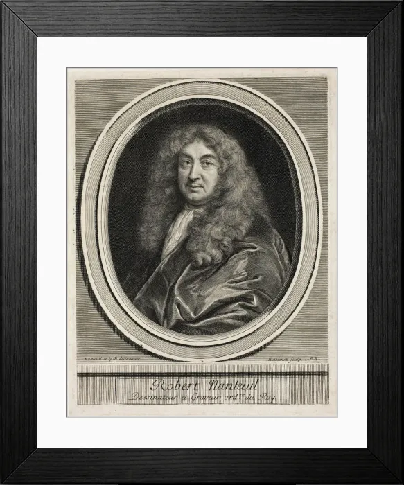 Framed Print : Robert Nanteuil, n. d. Creator: Gerard Edelinck Framed Print : Robert Nanteuil, n. d. Creator: Gerard Edelinck