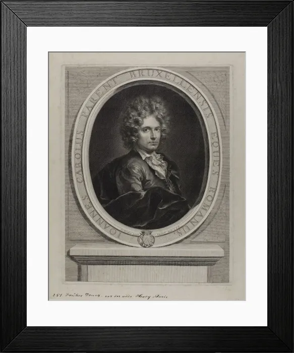Framed Print : Jean-Charles Parent, n. d. Creator: Gerard Edelinck Framed Print : Jean-Charles Parent, n. d. Creator: Gerard Edelinck