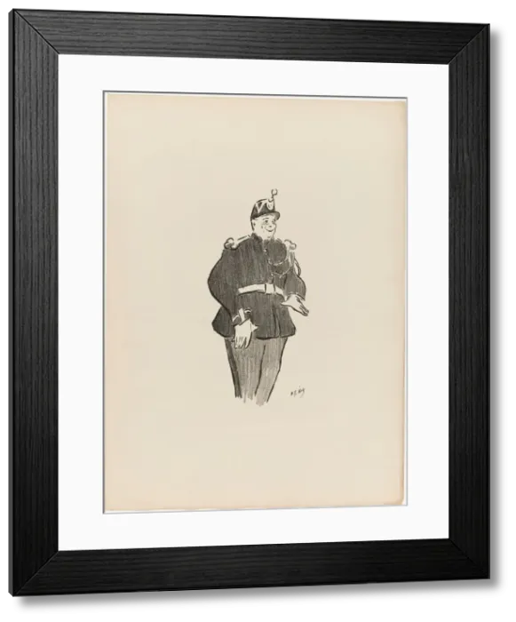 Framed Print : Polin, from Le Cafe-Concert, 1893. Creator: Henri-Gabriel Ibels Framed Print : Polin, from Le Cafe-Concert, 1893. Creator: Henri-Gabriel Ibels