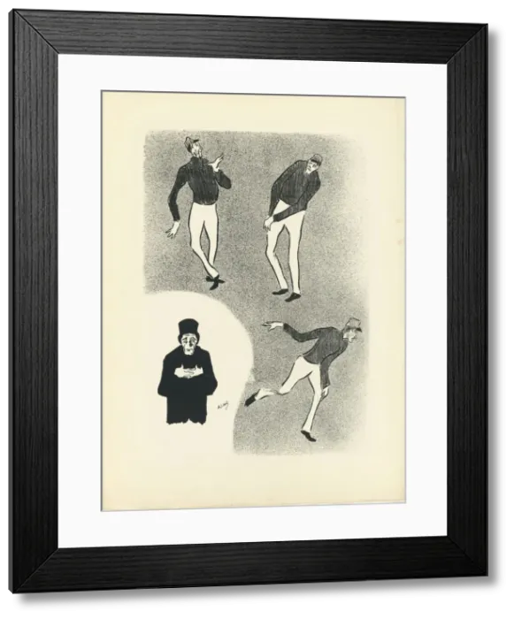 Framed Print : Ouvrard, from Le Cafe-Concert, 1893. Creator: Henri-Gabriel Ibels Framed Print : Ouvrard, from Le Cafe-Concert, 1893. Creator: Henri-Gabriel Ibels