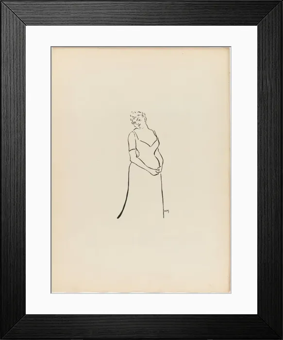 Framed Print : Anna Thibaud, from Le Cafe-Concert, 1893. Creator: Henri-Gabriel Ibels Framed Print : Anna Thibaud, from Le Cafe-Concert, 1893. Creator: Henri-Gabriel Ibels
