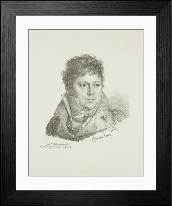 Framed Print : Portrait of M. Chenard, n. d. Creators: Jean Antoine Laurent, Charles-Philibert de Lasteyrie Framed Print : Portrait of M. Chenard, n. d. Creators: Jean Antoine Laurent, Charles-Philibert de Lasteyrie