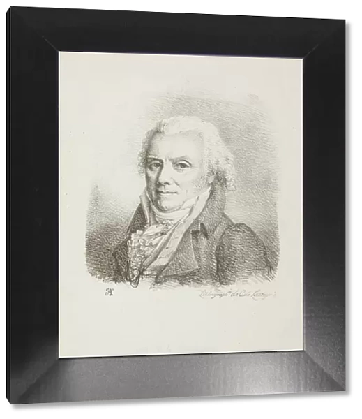 Self-Portrait in a Dark Cloth Coat, c. 1817. Creators: Jean Antoine Laurent, Charles-Philibert de Lasteyrie