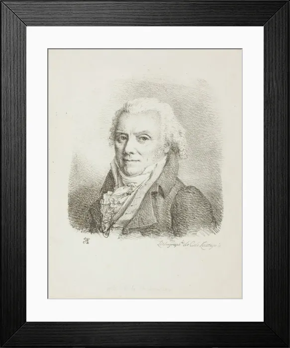 Framed Print : Self-Portrait in a Dark Cloth Coat, c. 1817. Creators: Jean Antoine Laurent, Charles-Philibert de Lasteyrie Framed Print : Self-Portrait in a Dark Cloth Coat, c. 1817. Creators: Jean Antoine Laurent, Charles-Philibert de Lasteyrie