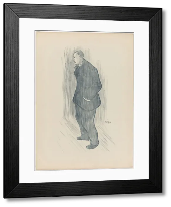 Framed Print : Mevisto, from Le Cafe-Concert, 1893. Creator: Henri-Gabriel Ibels Framed Print : Mevisto, from Le Cafe-Concert, 1893. Creator: Henri-Gabriel Ibels