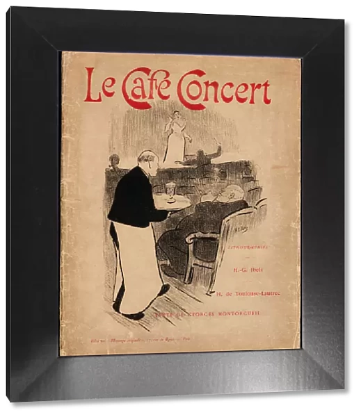 Portfolio Cover for Le Cafe-Concert, 1893. Creator: Henri-Gabriel Ibels