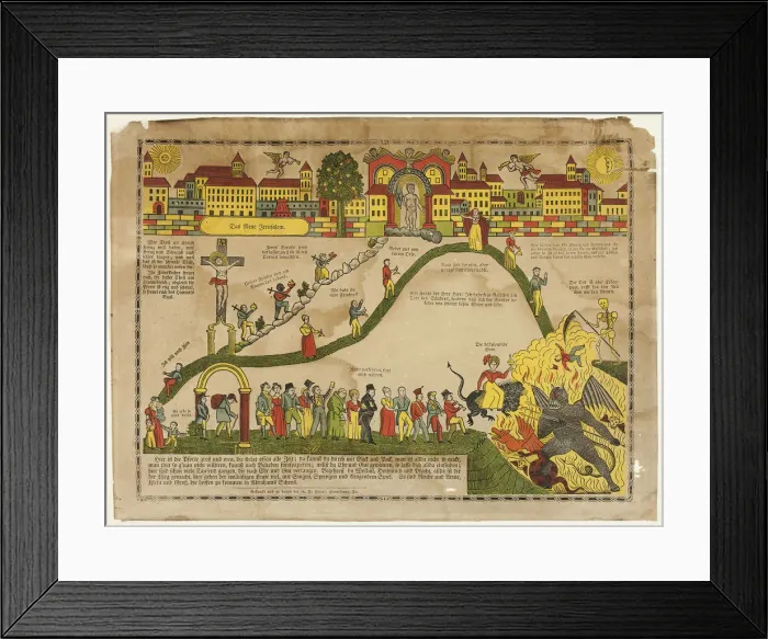 Framed Print : Das Neue Jerusalem, n. d. Creator: Orpha M. Peters Framed Print : Das Neue Jerusalem, n. d. Creator: Orpha M. Peters