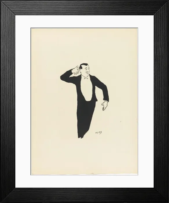 Framed Print : Paulus, from Le Cafe-Concert, 1893. Creator: Henri-Gabriel Ibels Framed Print : Paulus, from Le Cafe-Concert, 1893. Creator: Henri-Gabriel Ibels