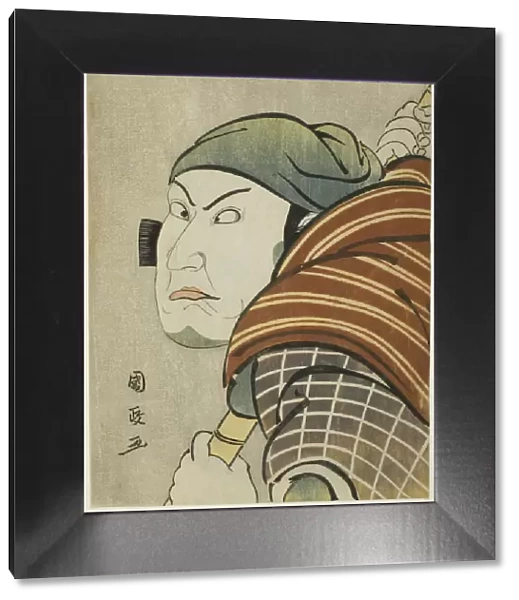 The actor Kataoka Nizaemon Vll as Iyo no Taro in the play 'Seiwa Nidai Oyose Genji, 'perfo... 1796. Creator: Utagawa Kunimasa