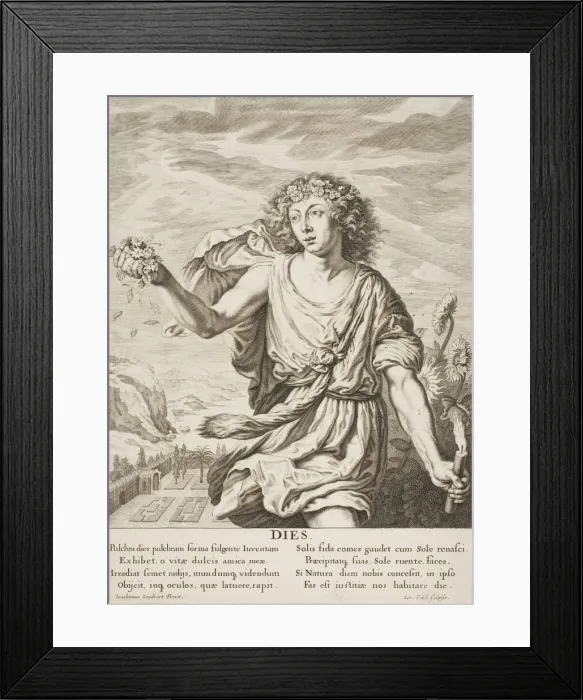 Framed Print : Dies, 1645. Creator: Jeremias Falck Framed Print : Dies, 1645. Creator: Jeremias Falck