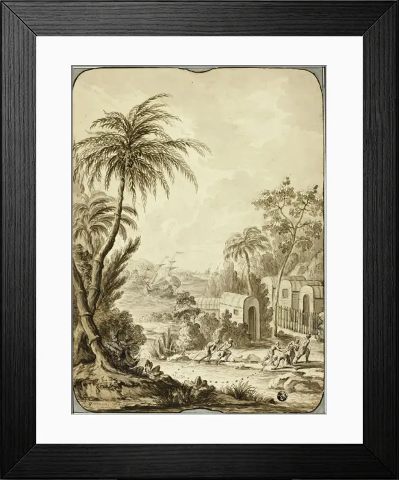 Framed Print : South Sea Island, n. d. Creator: Lorens Gottman Framed Print : South Sea Island, n. d. Creator: Lorens Gottman
