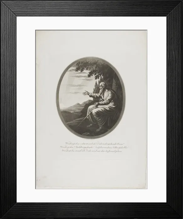 Framed Print : Goodbye, 1816. Creator: Johann Heinrich Lips Framed Print : Goodbye, 1816. Creator: Johann Heinrich Lips