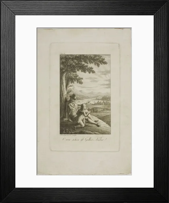 Framed Print : Oh How Beautiful is Gods Nature, n. d. Creator: Johann Heinrich Lips Framed Print : Oh How Beautiful is Gods Nature, n. d. Creator: Johann Heinrich Lips